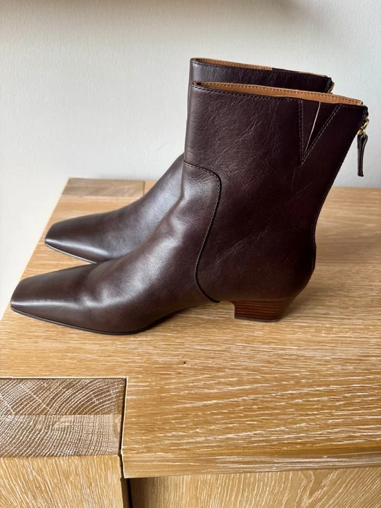 NWT! MADEWELL Women’s The Lexie Ankle Boot Turkish Coffee Leather Size 9 no box! - Picture 8 of 16